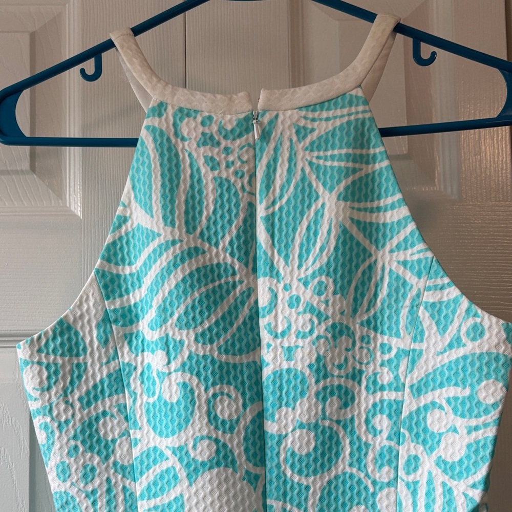Lilly Pulitzer Shorely Blue and White Dress - Picture 5 of 7